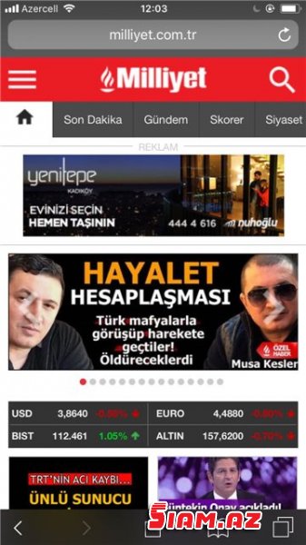 “Milliyyet”in manşet yazısı - Lotu Quli-Rövşən Lənkəranski qarşıdurması... “Milliyyet”in manşet yazısı - Lotu Quli-Rövşən Lənkəranski qarşıdurması...